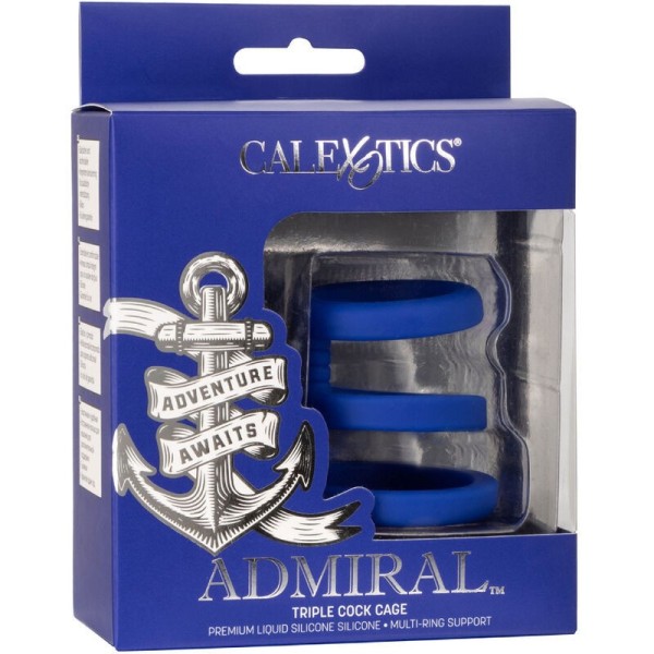 CALEXOTICS - ADMIRAL CAGE BIEN TRIPLE BLEU CALEXOTICS