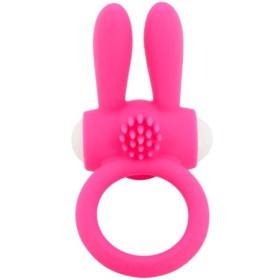ARMONY - ANILLO VIBRADOR DE SILICONA ROSA MR BUNNY ARMONY PARA ÉL