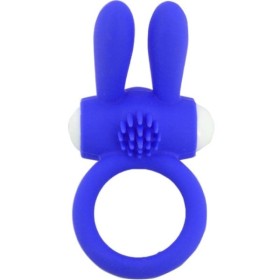 ARMONY - ANILLO VIBRADOR DE SILICONA AZUL MR BUNNY ARMONY PARA ÉL