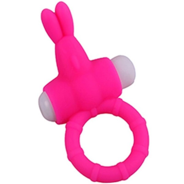 ARMONY - ANILLO VIBRADOR DE SILICONA ROSA MS BUNNY ARMONY PARA ÉL