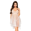 Penthouse - Naughty Doll Babydoll Blanc L/xl – Nuisette