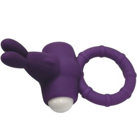 ARMONY - ANILLO VIBRADOR DE SILICONA VIOLETA MS BUNNY ARMONY PARA