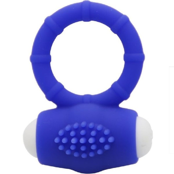 ARMONY - ANILLO VIBRADOR DE SILICONA AZUL POWER O ARMONY PARA ÉL