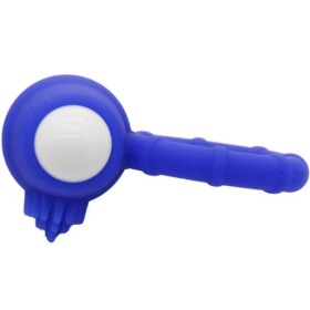 ARMONY - ANILLO VIBRADOR DE SILICONA AZUL POWER O ARMONY PARA ÉL