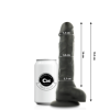 COCK MILLER - GODE RÉALISTE SILICONE DENSITÉ ARTICULABLE NOIR 19,5 CM COCK MILLER