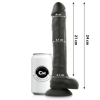 COCK MILLER - DENSIDADE DE SILICONE ARTICULÁVEL COCKSIL PRETO 24 CM COCK MILLER
