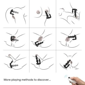 ARMONY - MANFUN VIBRATEUR & STIMULATEUR ANAL PLUG TÉLÉCOMMANDE NOIR ARMONY ANAL