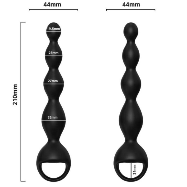 ARMONY - PLUG ANAL VIBRATEUR DOIGT NOIR ARMONY ANAL - Bouchons anaux