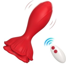 ARMONY - VIBRATEUR ROSE & PLUG ANAL PETITE TÉLÉCOMMANDE ROUGE ARMONY ANAL