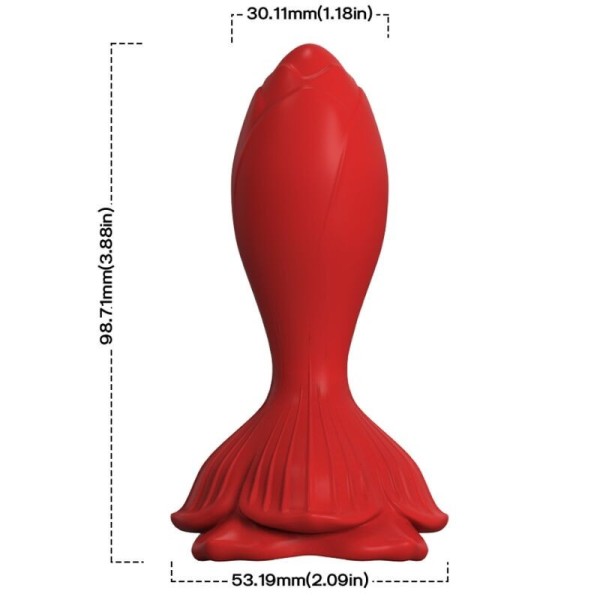 ARMONY - VIBRATEUR ROSE & PLUG ANAL PETITE TÉLÉCOMMANDE ROUGE ARMONY ANAL