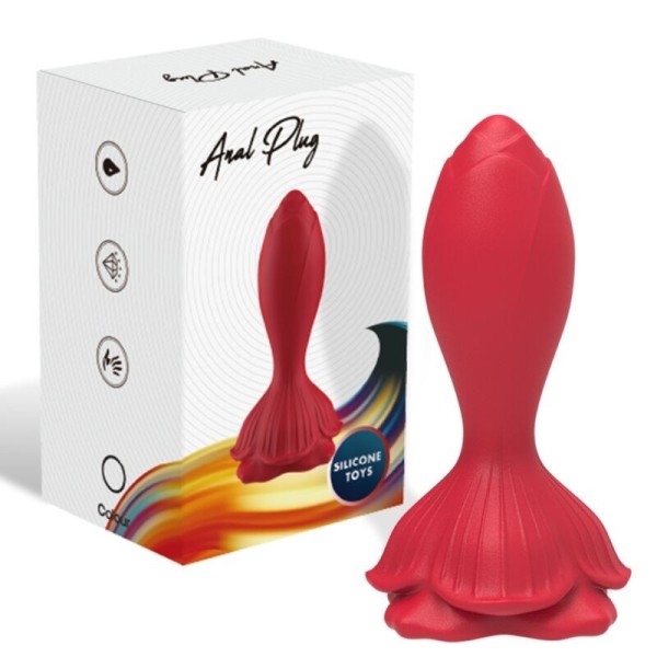 ARMONY - VIBRATEUR ROSE & PLUG ANAL PETITE TÉLÉCOMMANDE ROUGE ARMONY ANAL