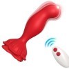 ARMONY - VIBRATEUR ROSE & PLUG ANAL TÉLÉCOMMANDE ROUGE ARMONY ANAL