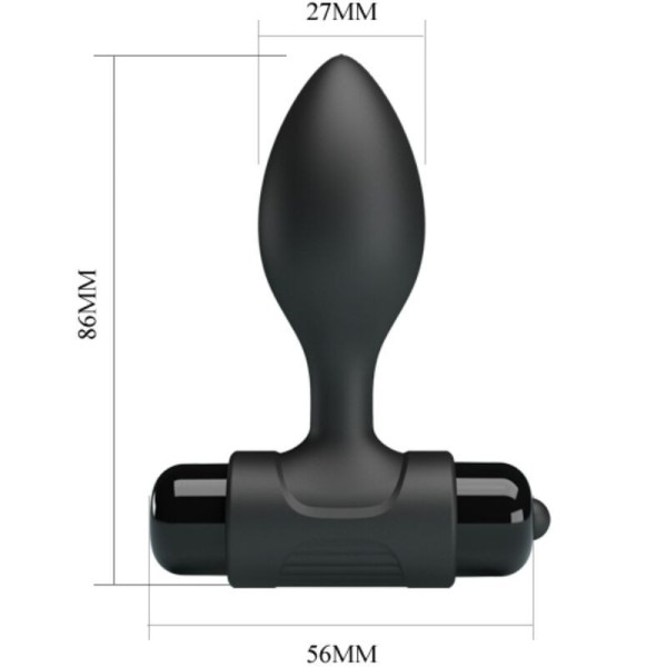 Comprar PRETTY LOVE BLACK ANAL PLUG: Plugs anales premium y discr