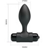 Acheter PLUG ANAL NOIR PRETTY LOVE : Bouchons anaux Premium & Discret