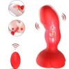 ARMONY - EXTREME A BLOOM VIBRATEUR ROSE ET PLUG ANAL TÉLÉCOMMANDE ROUGE ARMONY ANAL