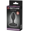 Compre PRETTY LOVE BLACK ANAL PLUG: Plugues anais premium e discretos