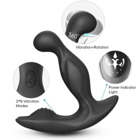 ARMONY - BAT KING VIBRATEUR ANAL PROSTATE ROTATEUR TÉLÉCOMMANDE NOIR ARMONY ANAL