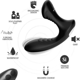 ARMONY - STORM VIBRATEUR ANAL PROSTATE & PLUG TÉLÉCOMMANDE NOIR ARMONY ANAL
