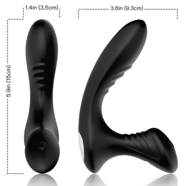 ARMONY - STORM VIBRATEUR ANAL PROSTATE & PLUG TÉLÉCOMMANDE NOIR ARMONY ANAL
