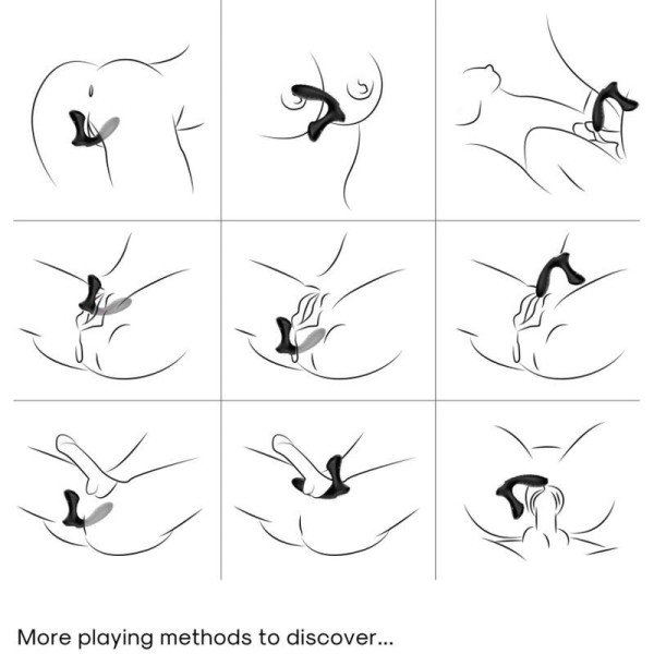 ARMONY - STORM VIBRATEUR ANAL PROSTATE & PLUG TÉLÉCOMMANDE NOIR ARMONY ANAL