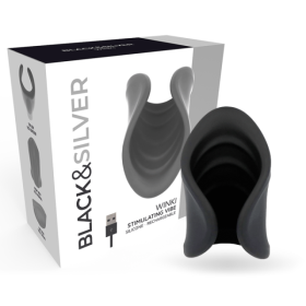 BLACK&SILVER - MASTURBATEUR WINKI BLACK&SILVER - Divers masturbateurs