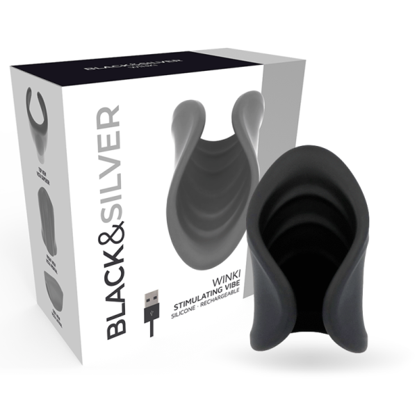 BLACK&SILVER - MASTURBATEUR WINKI BLACK&SILVER - Divers masturbateurs