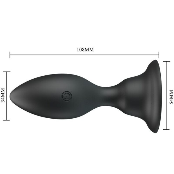 PRETTY LOVE - PLUG ANAL VIBRANT NOIR PRETTY LOVE - Bouchons anaux