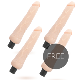 LOVECLONE - VIBRADOR AUTOLUBRIFICANTE RAGNAR 24,5 CM -O- 3,5 CM 3 +1 LOVECLONE GRÁTIS