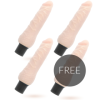 LOVECLONE - SVEN VIBRADOR AUTOLUBRICANTE 18,5 CM -O- 3,3 CM 3 + 1