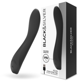 BLACK&SILVER - CONTROL TÁCTIL DEL VIBRADOR KEAN BLACK&SILVER