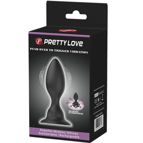 PRETTY LOVE - PLUG ANAL VIBRANT NOIR PRETTY LOVE - Bouchons anaux