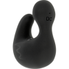 BLACK&SILVER - DÉ À DÉS À CANARD RECHARGEABLE EN SILICONE STIMULANT DUCKYMANIA BLACK&SILVER