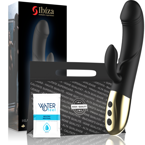 IBIZA - VIBRATEUR ANATOMIQUE PUISSANT AVEC LAPIN IBIZA TECHNOLOGY