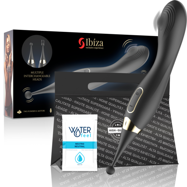 IBIZA - STIMULATEUR CLITORAL ET VIBRATEUR DE POINT G INTERCHANGEABLES IBIZA TECHNOLOGY