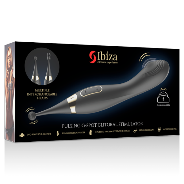 IBIZA - STIMULATEUR CLITORAL ET VIBRATEUR DE POINT G INTERCHANGEABLES IBIZA TECHNOLOGY