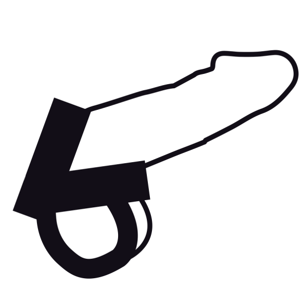 Darkness - Anneau Cutané Pour Pénis ET Testicules