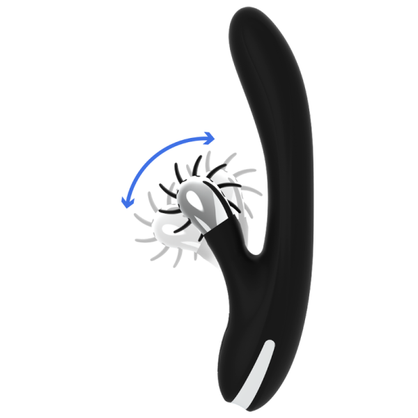 BLACK&SILVER - VIBRANT BUNNY JOHNNY BLACK&SILVER - Rotateurs vibrants