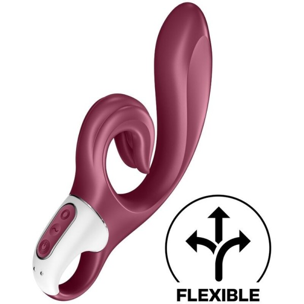 SATISFYER - LOVE ME RABBIT VIBRATION ROUGE SATISFYER VIBRATOR