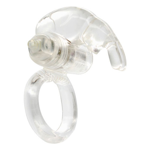 Seven Creations - Anillo Vibrador de Silicona Transparente