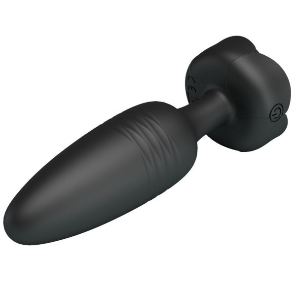 BONITO AMOR - PLUG ANAL TARION COM LUZ LED PRETO 12,5 CM BONITO AMOR