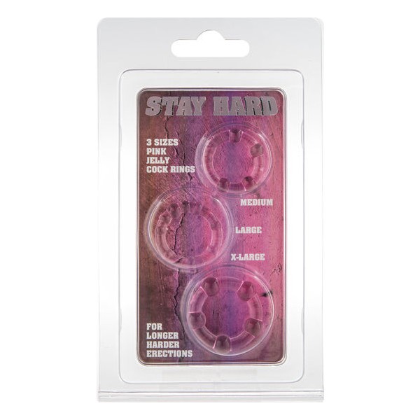 Seven Creations - Ensemble DE Trois Anneaux Pénis Rose