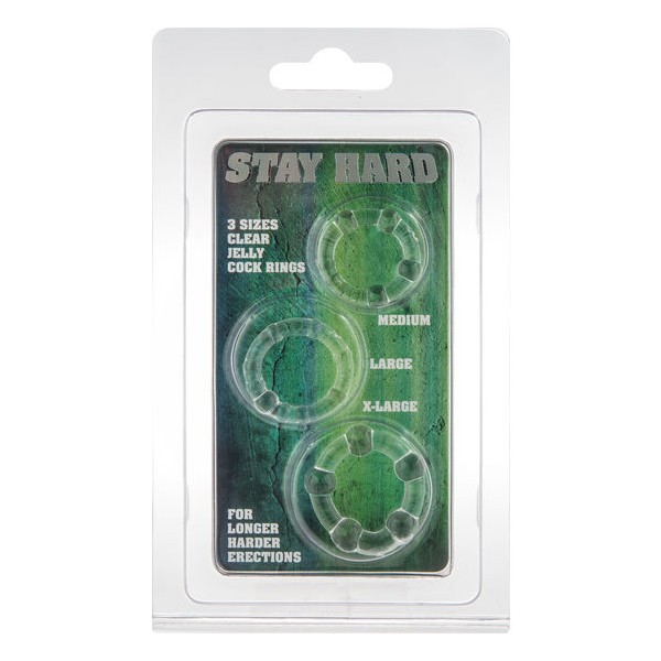 Seven Creations - Juego de tres anillos transparentes para el pen