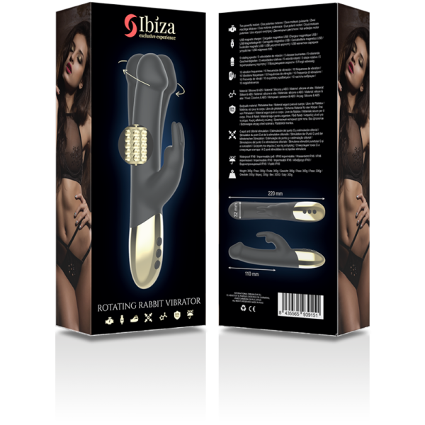 IBIZA - VIBRADOR GIRATORIO CONEJO IBIZA TECHNOLOGY - Vibradores r