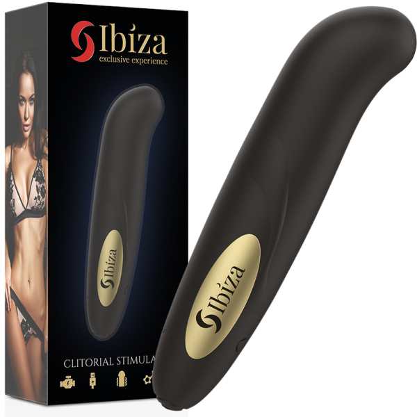 IBIZA - STIMULATEUR DE CLITORIS CHARGEUR USB 10 MODES DE VIBRATION DORÉ 13 X 2,9 IBIZA TECHNOLOGY