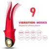 ARMONY - VIBRATEUR SHADOW DOUBLE TÊTE TEASING ROUGE ARMONY VIBRATORS