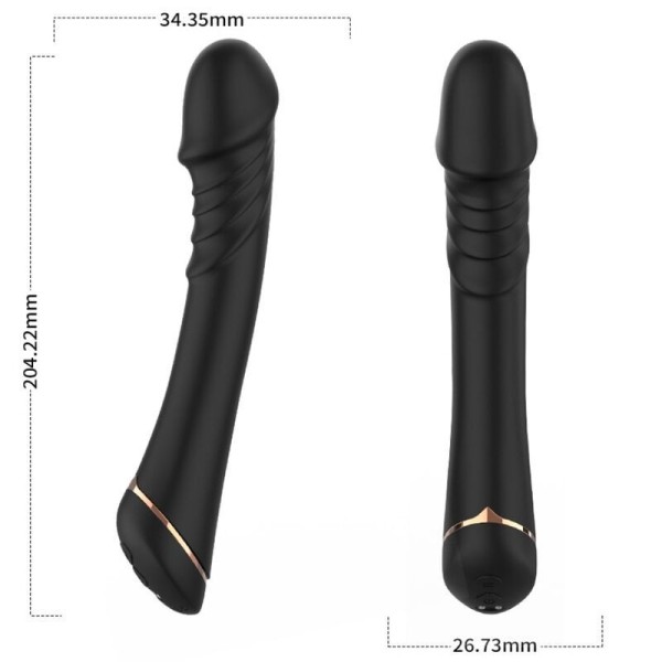 ARMONY - DILDO VIBRADOR SILICONA NEGRO ARMONY VIBRATORS