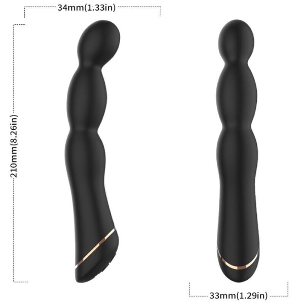 ARMONY - VIBRATEUR BAMBU RÉGLABLE NOIR ARMONY VIBRATORS