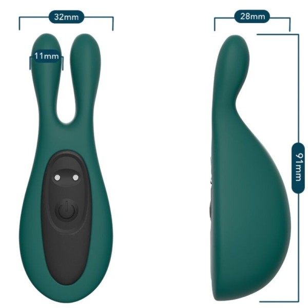 ARMONY - STIMULATEUR & VIBRATEUR LAPIN VERT ARMONY STIMULATORS