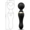 ARMONY - FREEZA MASSAGER E VIBRADOR CABEÇA SUPER FLEXÍVEL PRETO MASSAGEADORES ARMONY