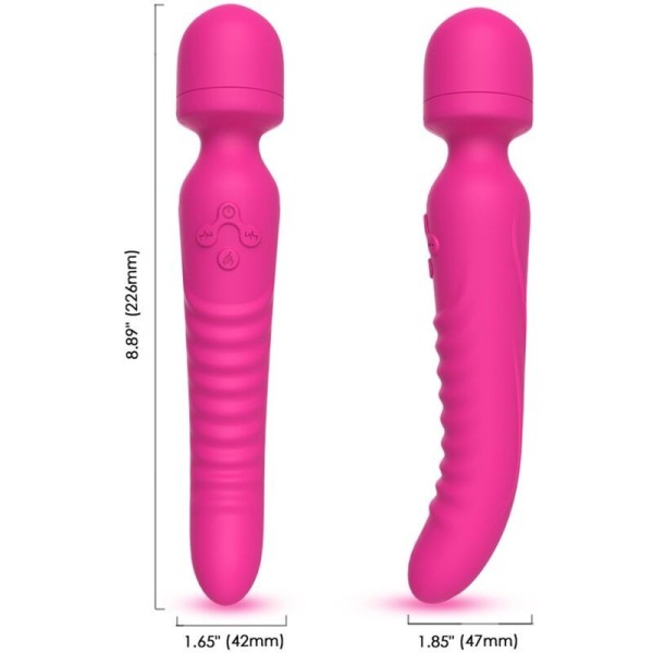 ARMONY - MISSION MASSAGER & VIBRATEUR EFFET CHALEUR FUCHSIA ARMONY MASSAGERS